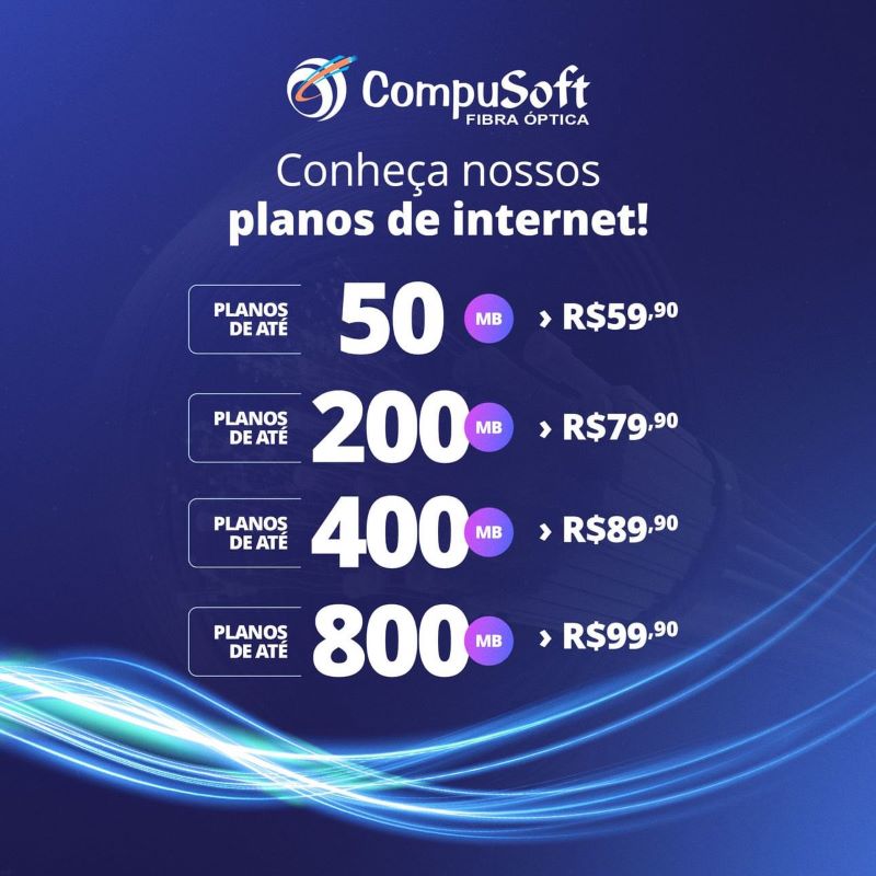 COMPUSOFT … CONHEÇA NOSSOS PLANOS DE INTERNET